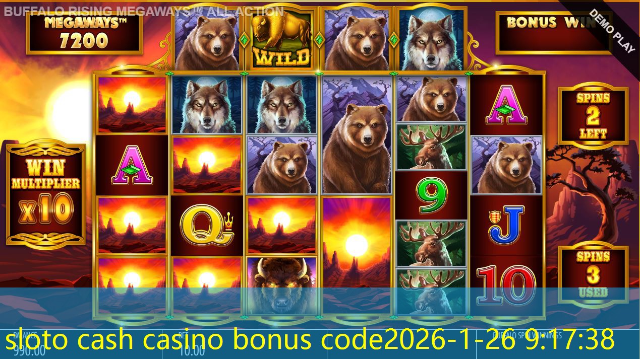 sloto cash casino bonus code